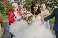 Lady Toastmaster assisting Bride